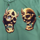 GUILTYPARTIES TIGER Shirts Skull Hawaiian Short Sleeves