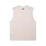 Fog Essentials tank spring and summer FOG double line letter casual crew neck vest