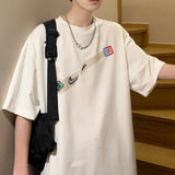 Men T Shirt Summer Versatile Loose Fit