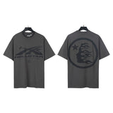 Hellstar T Shirt Wash Printed Short Sleeve T-Shirt