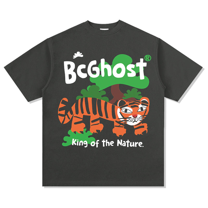 Unisex T Shirt Summer Loose Short Sleeve