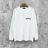 Purple Brand Long Sleeve T-Shirt Fashion Loose Long Sleeve Top