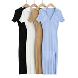 Women Dresses Summer Knitted Dress