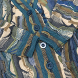 Kapital Sweater Vintage Hitian Hehong Wind Heavy Industry Retro American V-neck Sweater