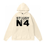 Stussy Hoodie Fall/Winter Fleece Hooded Sweater