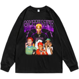 Rock Star T Shirt Comethazine Personalized Printed Long Sleeve T-shirt Loose Cotton