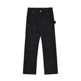 Men Jeans Worn Loose Casual Slim Fit