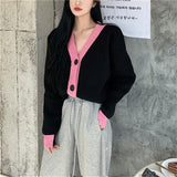 Women Knitted Cardigan Loose Casual Jacket