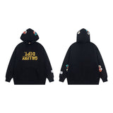 Gallery Dept Hoodie Embroidery Letter Inverted Print Hooded Sweater