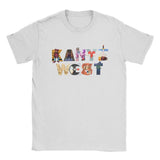 Rapper Kanye West T-Shirt for Men 2024 Hip Hop Music Vintage