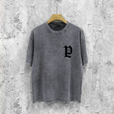 Purple Brand Distressed T Shirts Short Sleeve