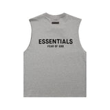Fog Essentials tank spring/summer FOG alphabet casual crew neck vest