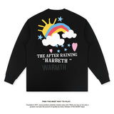 Unisex Long Sleeve Shirt Autumn and Winter Long Sleeve T-Shirt Loose