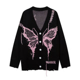 Women Sweater Striped Knitted Cardigan Idle Style