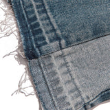 Men Jeans Stitching Edging Bell-Bottom Pants Loose Casual