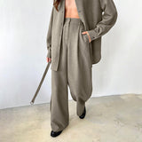 Women Co-Ords Autumn and Winter Suit Long Sleeve Casual