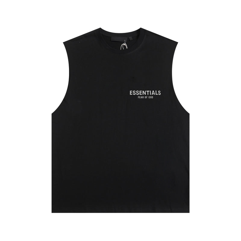 Fog Essentials tank spring summer FOG letter crew neck casual vest
