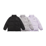 Unisex Coat Cold Protection in Winter Thickening Stand Collar