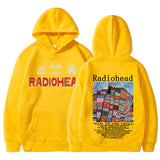 Radiohead Vintage Print Hoodie Men's Women's Cotton Pullover