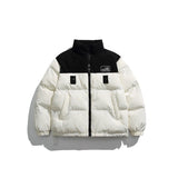 Unisex Coat Corduroy Stitching Thickening Cotton-Padded Coat