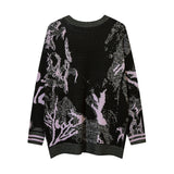 Women Sweater Irregular Sweater Loose Sweater