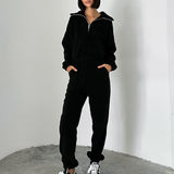Women Co-Ords Winter Leisure Sports High Waist