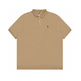 Ralph Lauren POLO shirt RL embroidered lapel POLO loose T-shirt