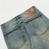 Men Jeans Loose Hole Personality Design