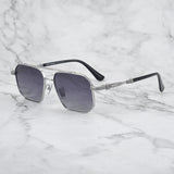 CHH Chrome Hearts Glasses Pure Titanium Double Beam Polygonal Myopia Glasses Frame & Sunglasses