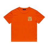 Amiri T Shirt Tiger Pattern Letter Print Casual round Neck Short Sleeve T-shirt