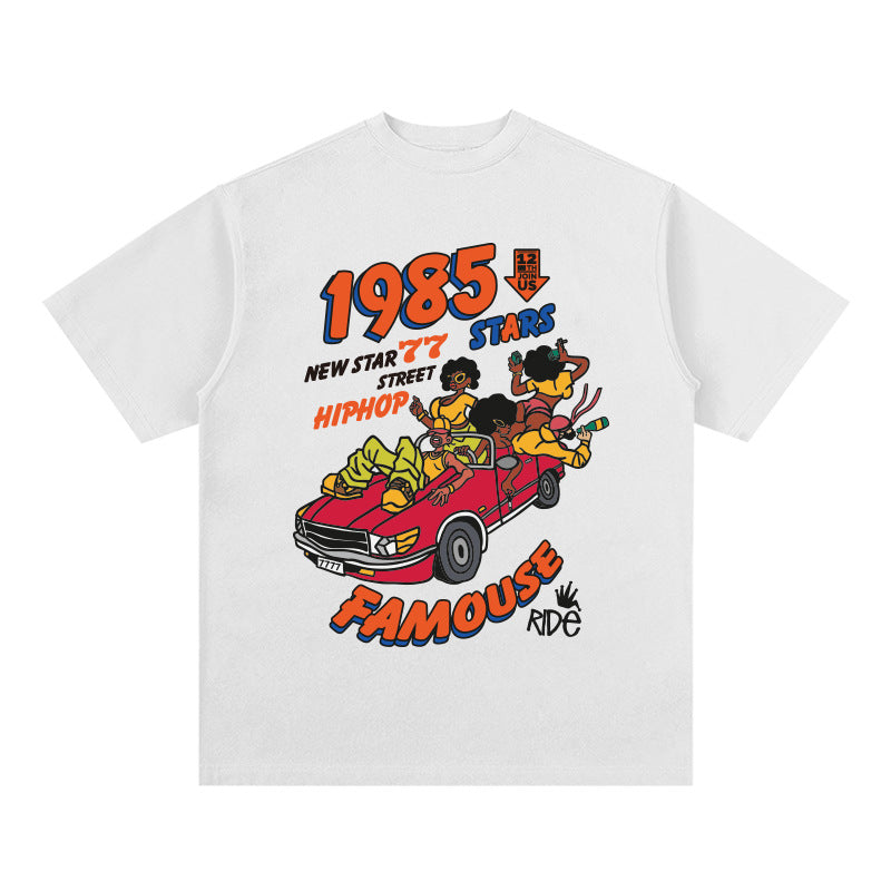 Unisex T-Shirt Printed Short Sleeve T-Shirt Top