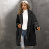Women Fur Jacket Imitation Fur Plush Coat