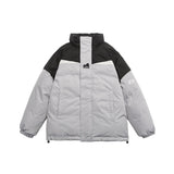 Unisex Coat Loose Thick Stand-up Collar Cotton-Padded Coat Coat
