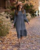 Women Dress Elegant Retro Dress