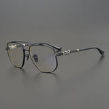 CHH Chrome Hearts Glasses Pure Titanium Stereo Pattern Myopia Retro Glasses Frame