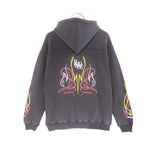 Rhude Hoodie Letter Design Washed Retro Hooded Sweater
