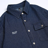 Unisex Shirt Vintage Loose Denim Jacket
