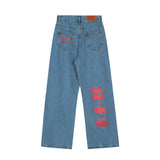 Men Jeans 118 Pattern Print Casual Loose