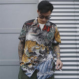 GUILTYPARTIES TIGER Shirts Dragon and Tiger Fight