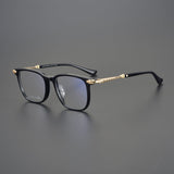 CHH Chrome Hearts Glasses Vintage Pure Titanium Black Frame Glasses