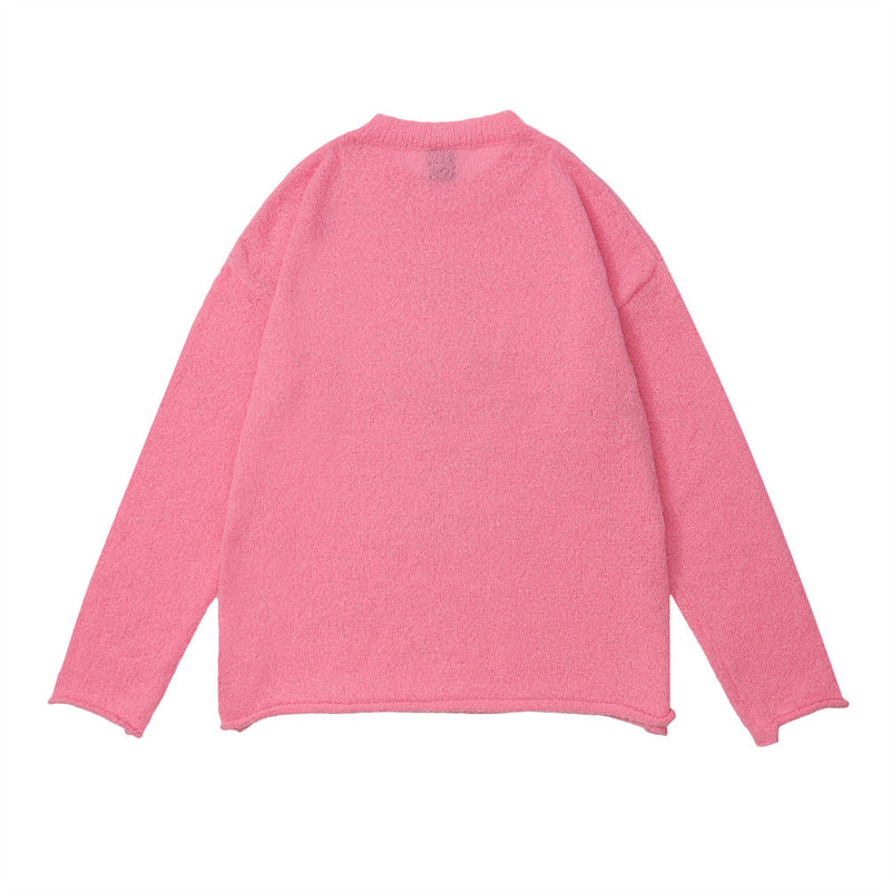 Men Sweater Embroidered Knitwear Loose and Lazy Style