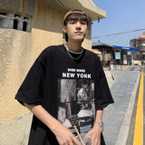 Men T Shirt Trendy Loose All-Matching