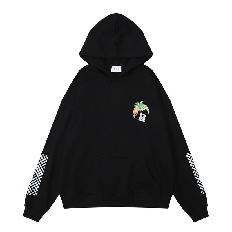 Rhude Hoodie Formula Racing Printed Hooded Sweater Jacket