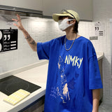 Men T Shirt Vintage Summer Oversize