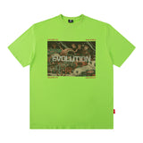 Men T-Shirt Cartoon Creative Printing Loose