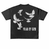 Unisex T-Shirts SAINT MICHAEL & FOG Eagle Print T-Shirt