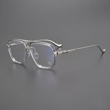 CHH Chrome Hearts Glasses Vintage Double Beam Large Frame Glasses Frame