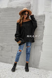 Women Pullover Sweater plus Size Loose Knit Shirt