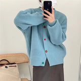 Women Knitted Cardigan Loose Fashion Sweater