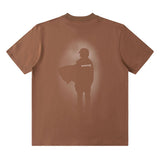 Men T-shirt Fun Printing Idle Style All-Match